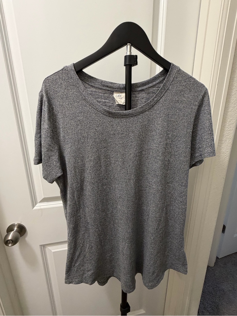 NWOT White Crow Casual Gray Crewneck Women's Top